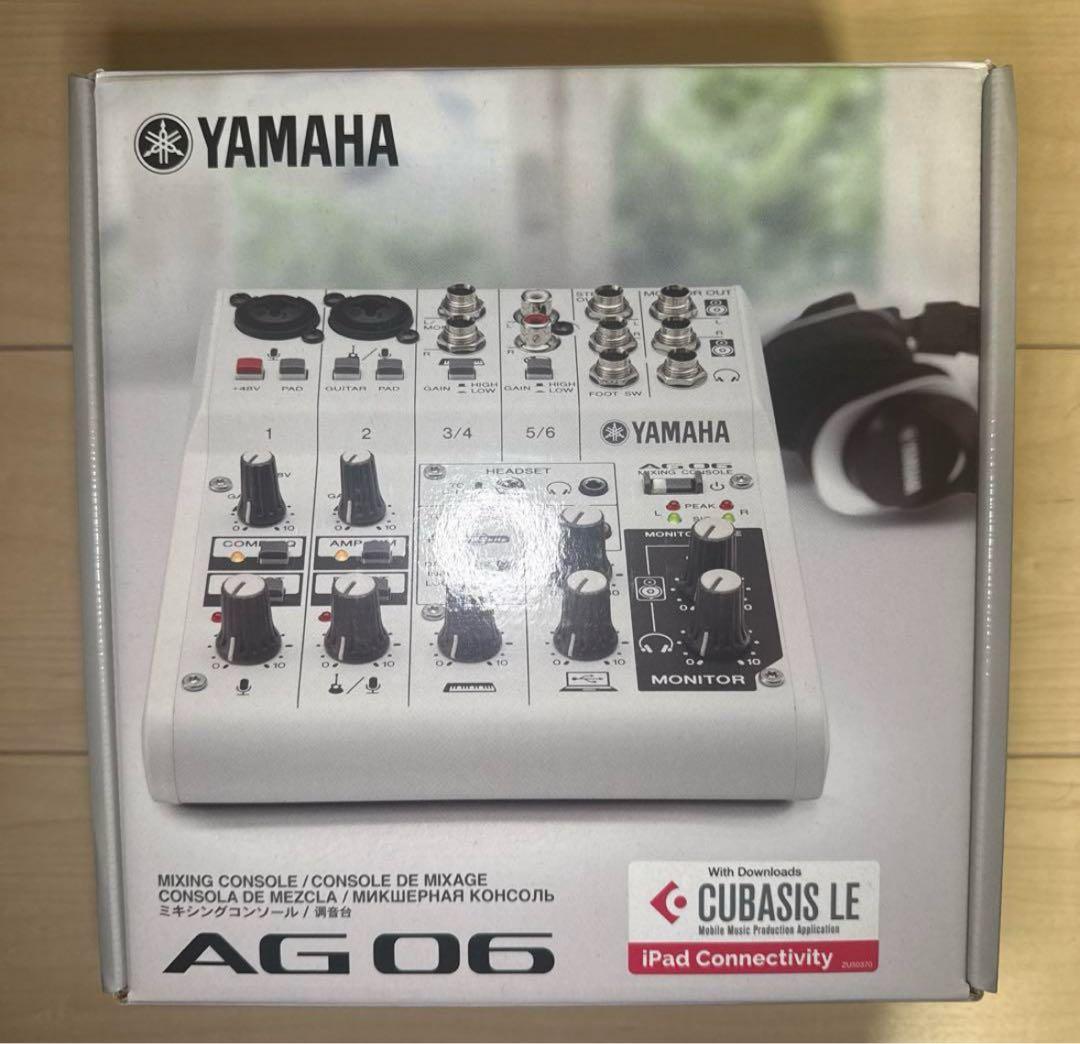 【本日限定価格】美品Yamaha AG06 USBオーディオインターフェース