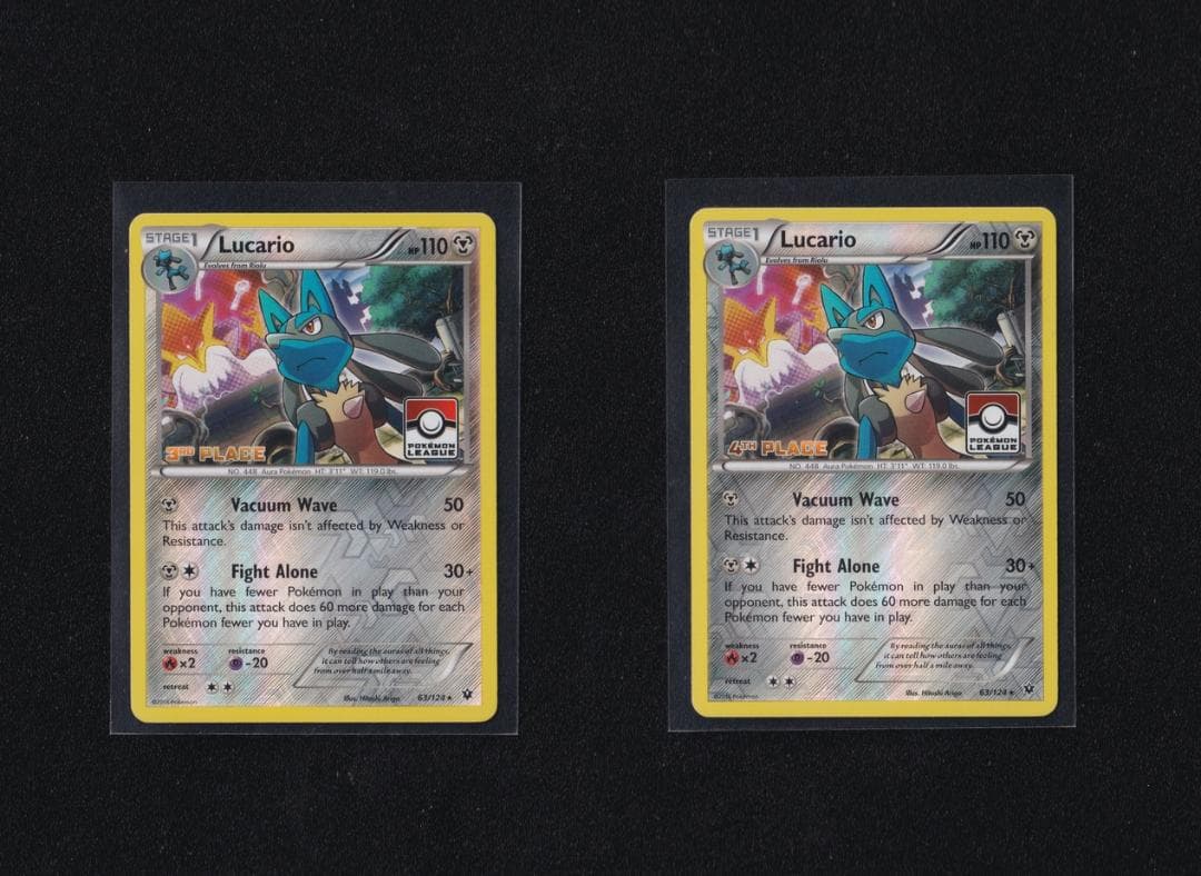 英版ルカリオ Pokemon Leagueプロモ 1st-4th 4枚セット