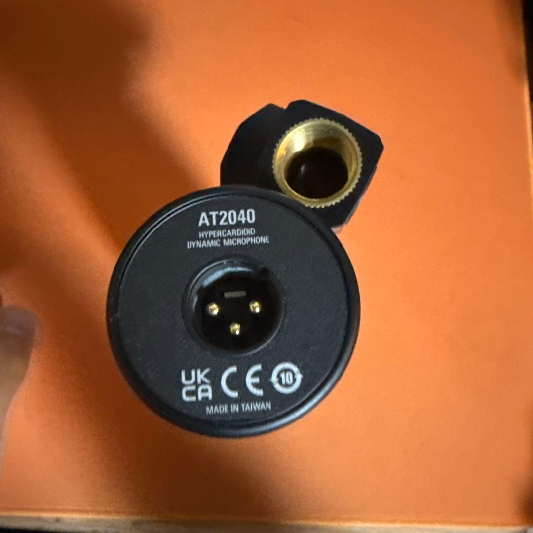 高級　線付属！audio-technica AT2040 ダイナミックマイク