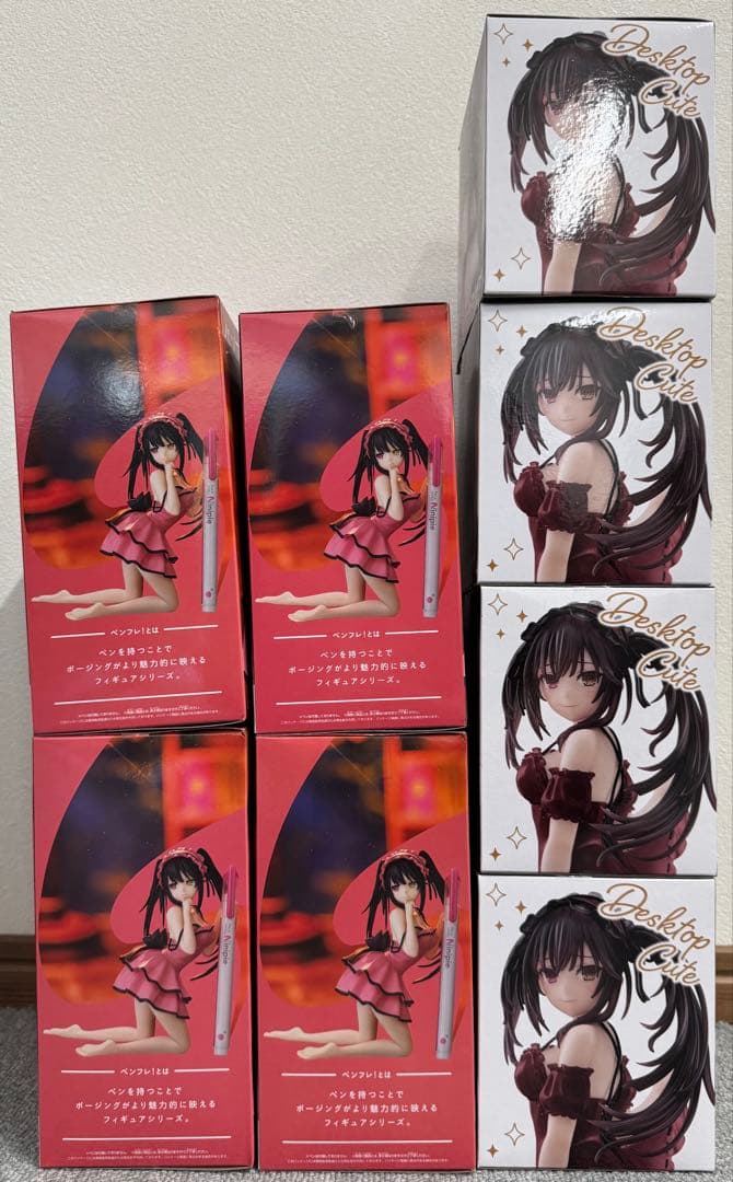 デート・ア・ライブ 時崎狂三 プライズフィギュア 2種8点セット