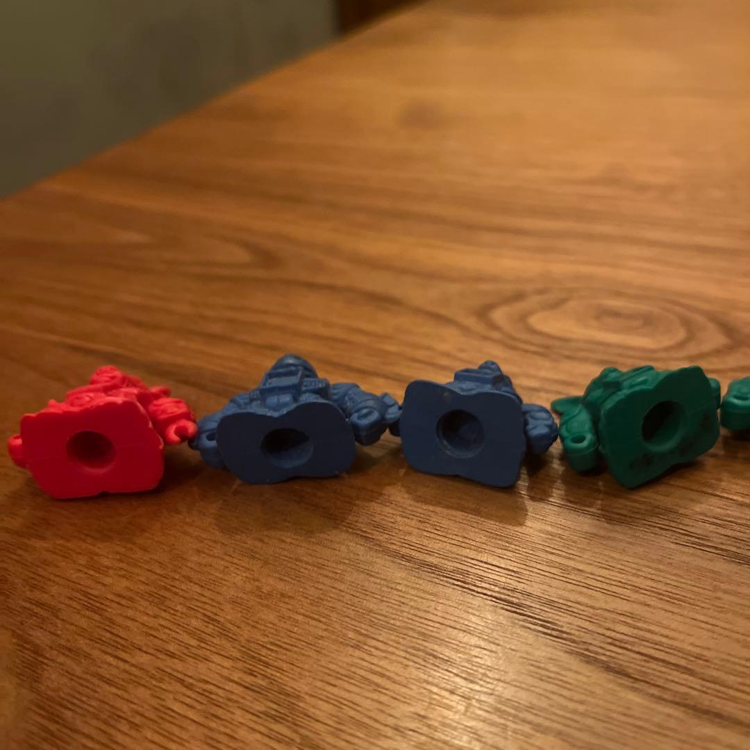 ビーストフォーマー　消しゴム　当時物　レトロ　6体セット