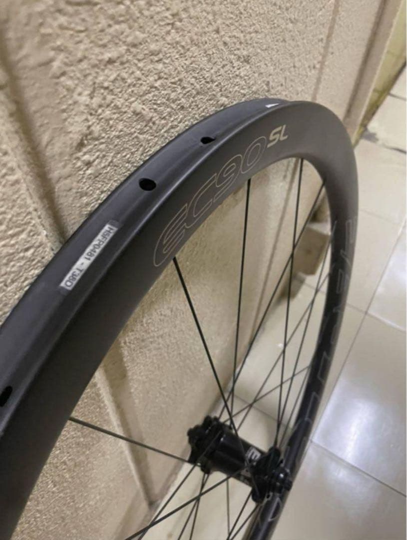 ほぼ新品！EASTON イーストン EC90SL チューブラー　カーボンホイール