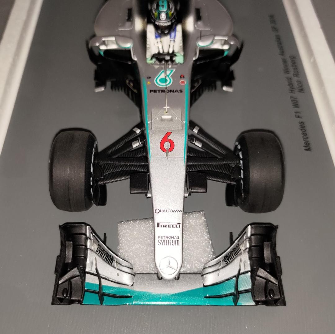 1/18 メルセデス F1 W07 2016 ロズベルグ #6 18S242