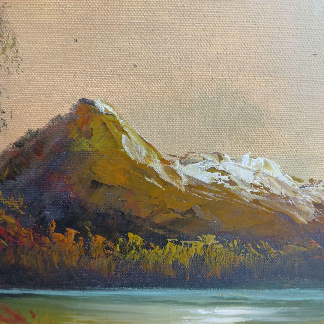 風景画 秋の色合い 装飾フレーム付き