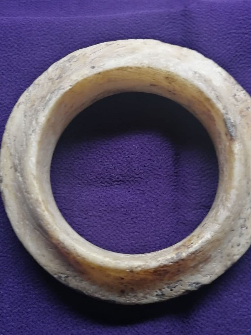 ★古墳初期『玉石垂飾輪』出土品。玉石　230g　埋蔵文化財　非常に貴重なものです