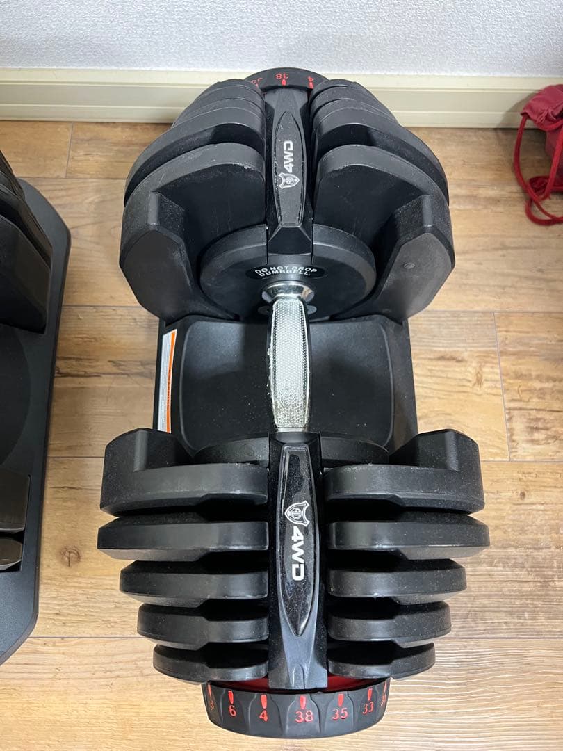 可変式ダンベル38kg+ベンチ台