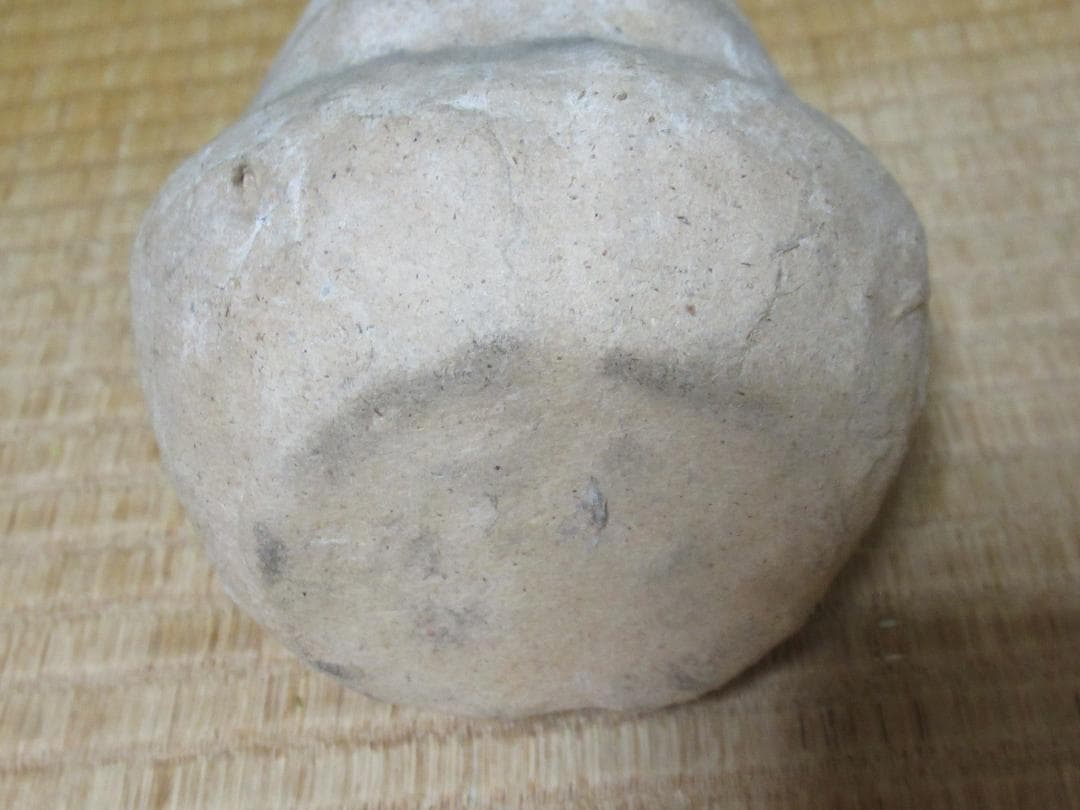 希少大正時代◆相州だるま 子だるま 張り子された状態 木製木型 高さ12.1cm