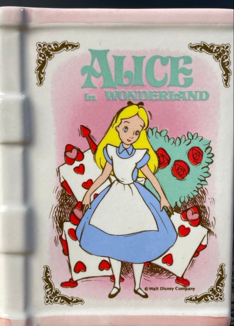 当時物 不思議の国のアリス ディズニー アンティーク 貯金箱