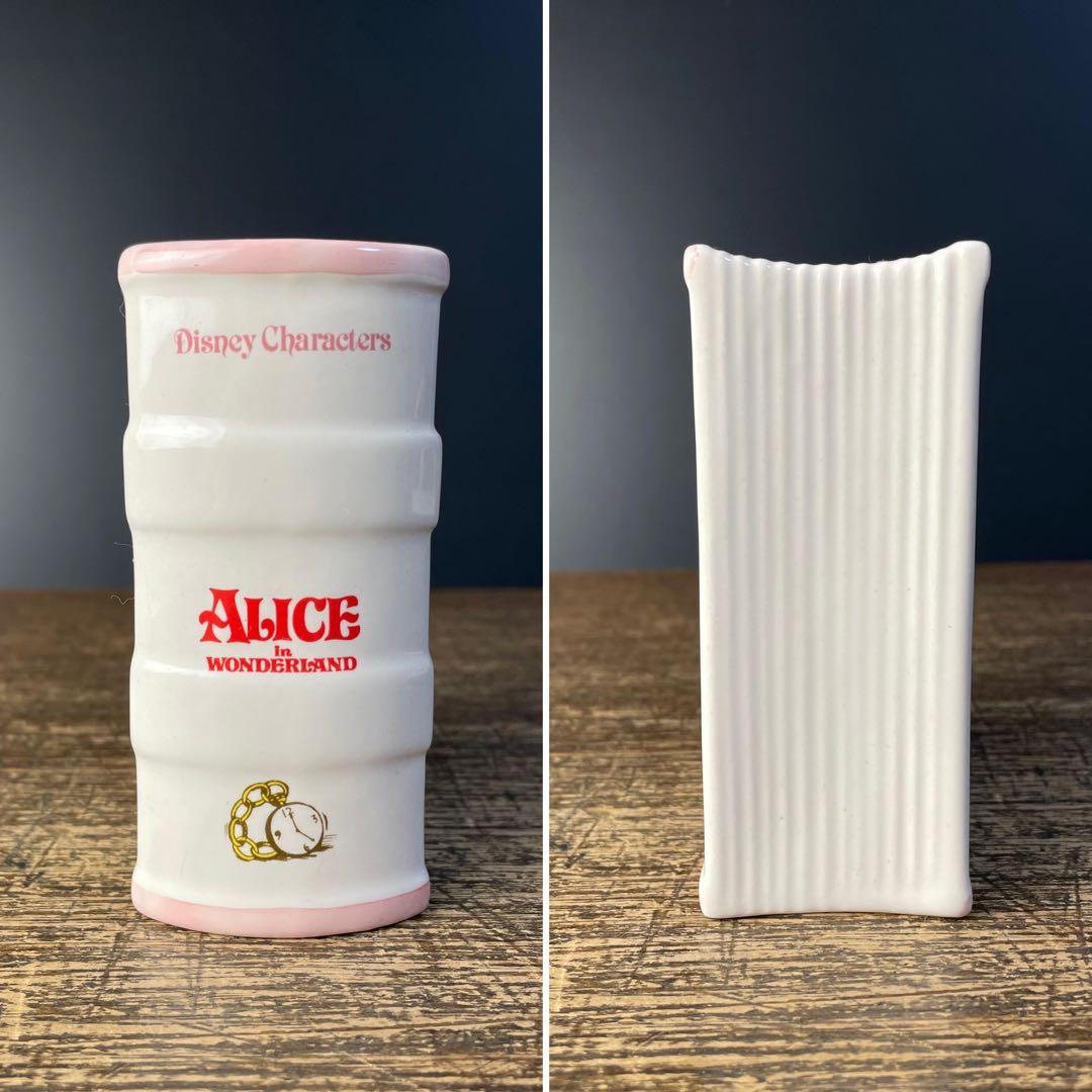 当時物 不思議の国のアリス ディズニー アンティーク 貯金箱