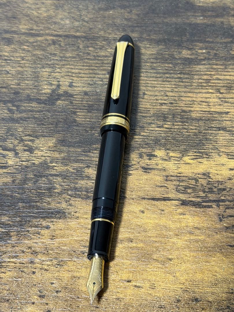 筆記確認&洗浄済　旧ニブ　21金　ゴールド　セーラー　万年筆　中細字