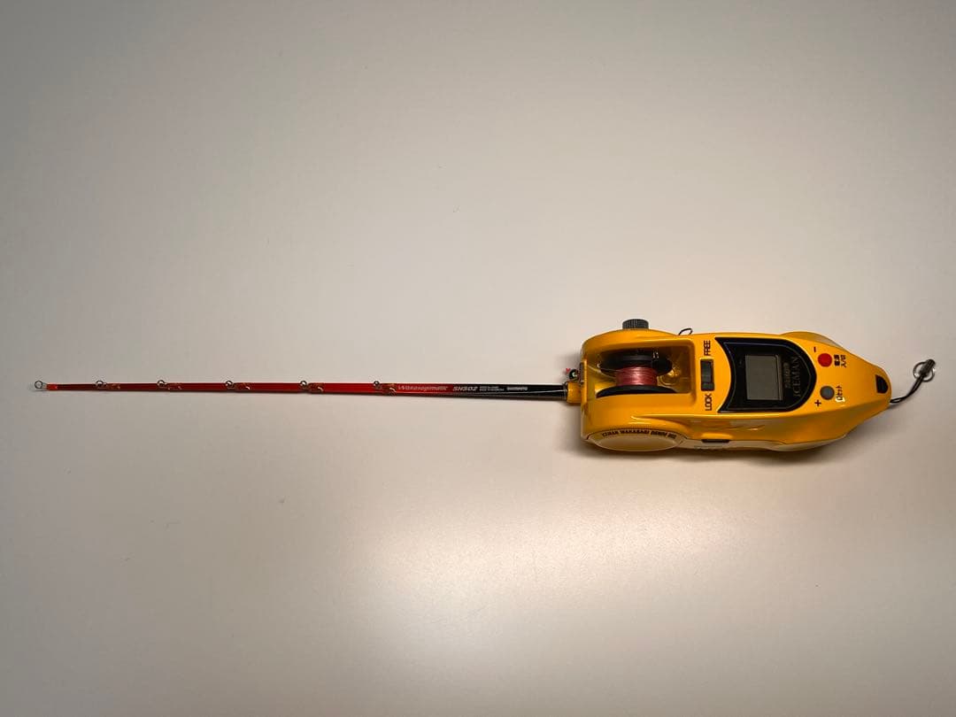 ICEMAN 電動リール イエロー シマノワカサギマチック　SHS01