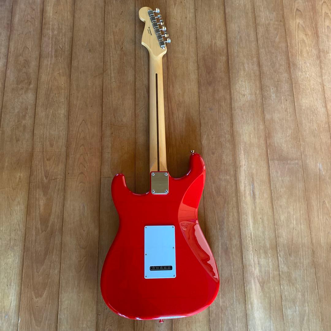 レッド エレキギター シングルコイル