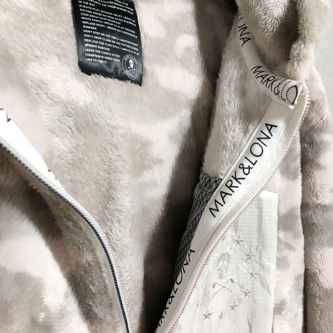 MARK&LONA マークアンドロナ　ゴルフウエア フリースジップアップパーカー