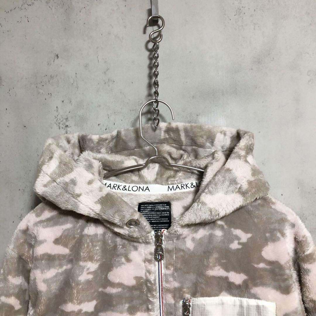 MARK&LONA マークアンドロナ　ゴルフウエア フリースジップアップパーカー