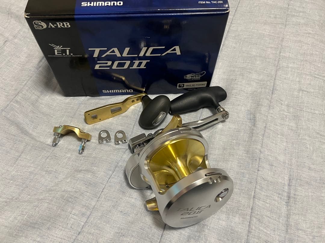 ま*ゃ様 シマノ タリカ20ⅱ ミゾハンパワーハンドル 130mm ステンレス製