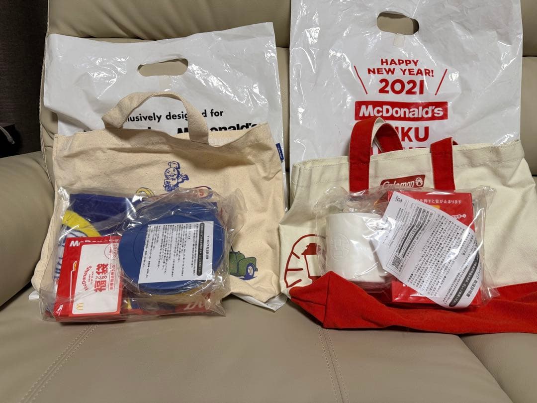 （新品未開封）マクドナルド 2020,21年2年分福袋　人気のポテトタイマー入り