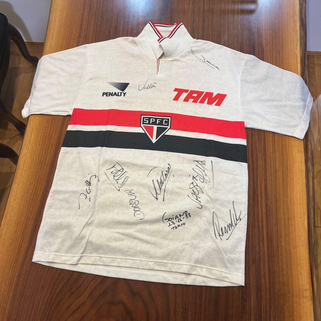 ※値下不可　サンパウロ　93年トヨタカップ サイン入り レオナルド