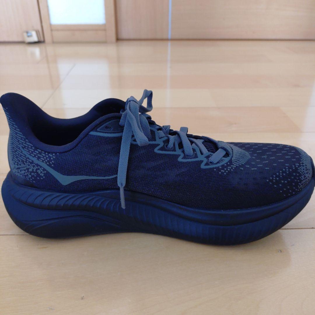 HOKA MACH6 マッハ6 オールブラック25.5cm