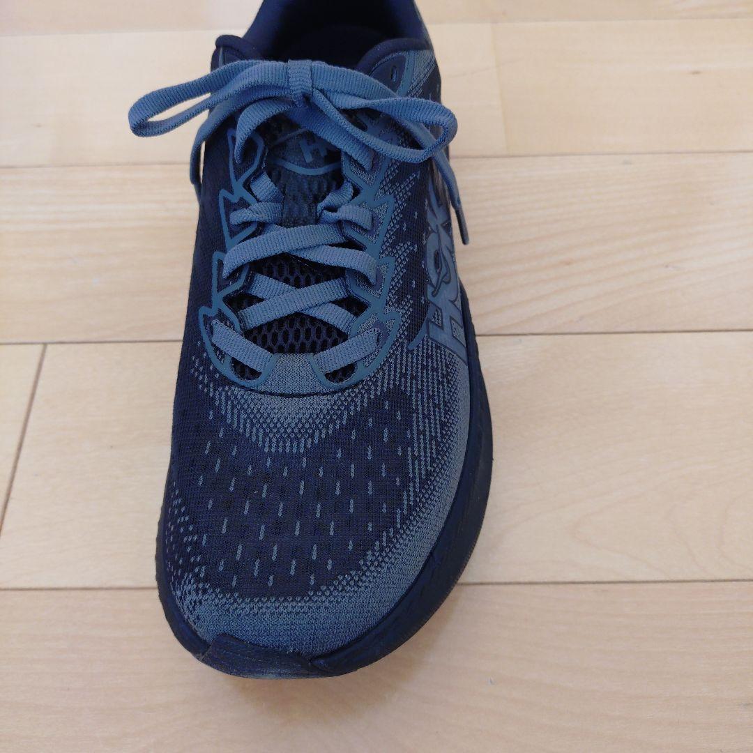 HOKA MACH6 マッハ6 オールブラック25.5cm