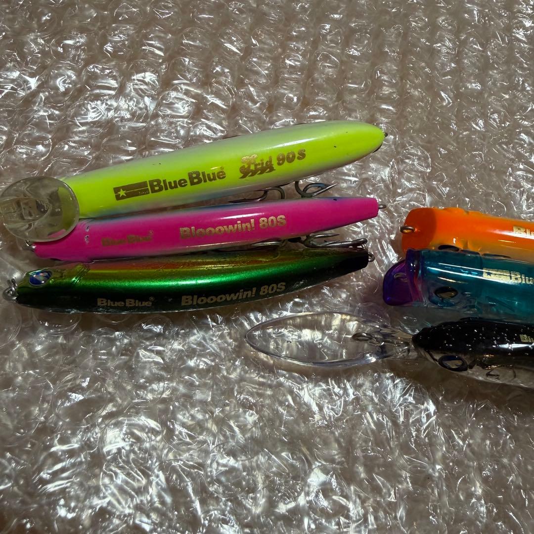 送料無料　未使用品　ブルーブルー　blue blue シーバスルアー　6個セット