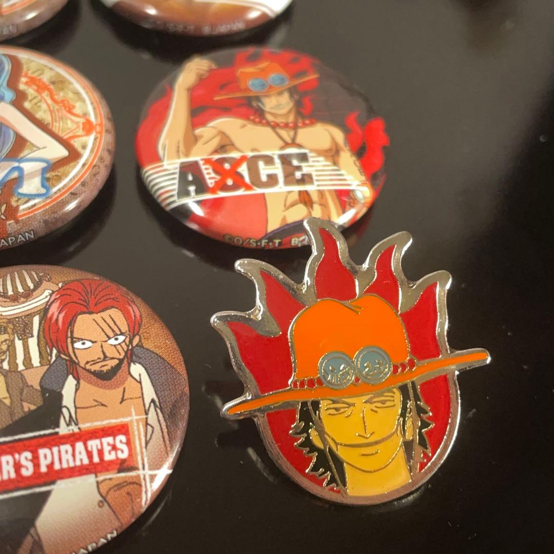 【当時物/初期】ワンピース 缶バッジ 28点セット+おまけ｜アラバスタ赤髭エース