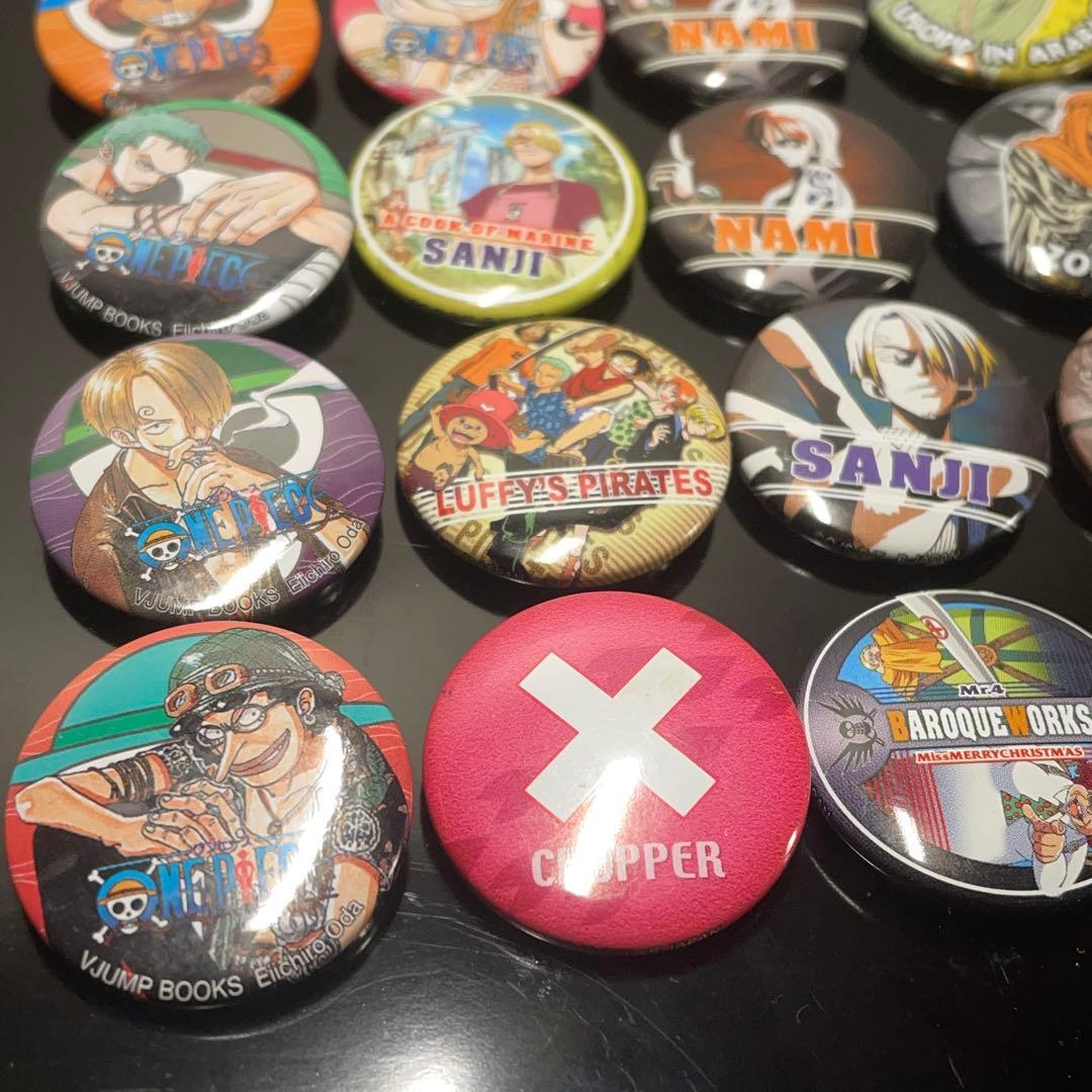 【当時物/初期】ワンピース 缶バッジ 28点セット+おまけ｜アラバスタ赤髭エース