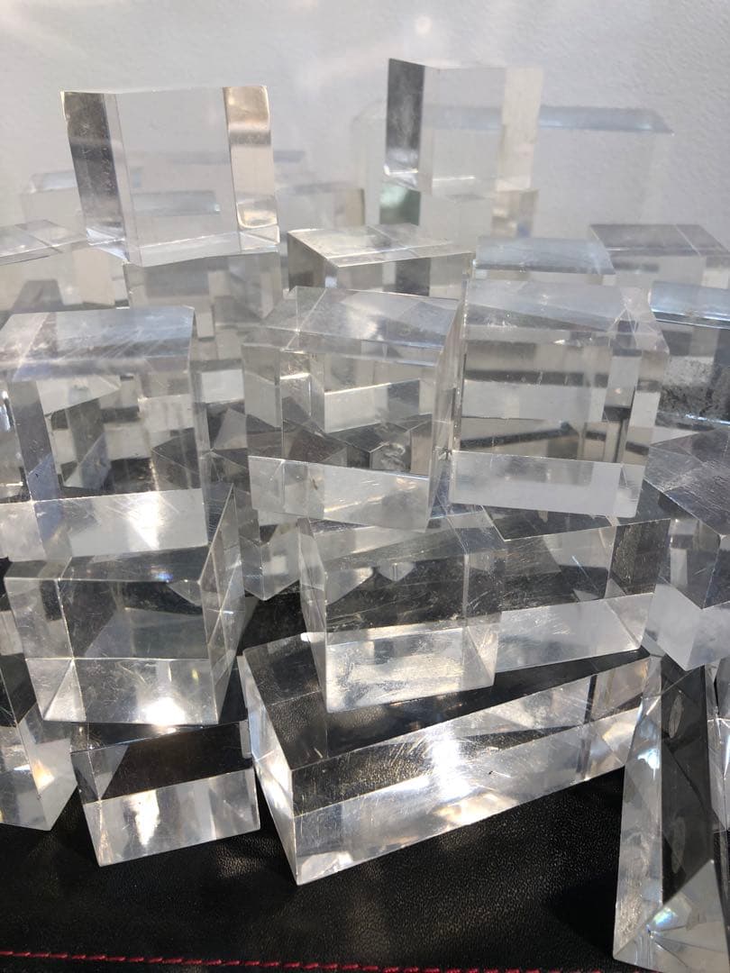 ディスプレイ アクリル　ディスプレイ用品　64個まとめ売り　キューブ