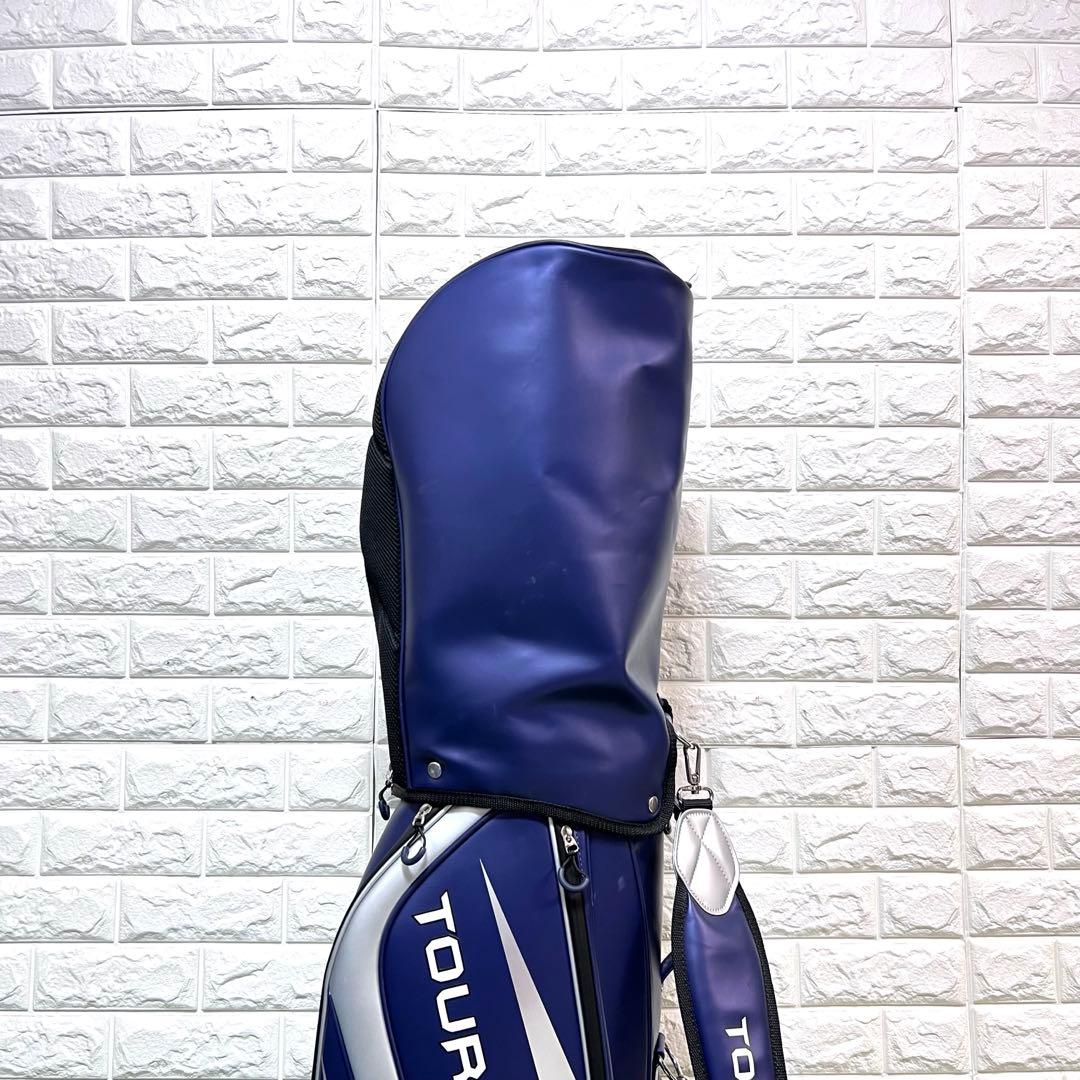 美品　HONMA TOUR WORLD キャディーバッグ　紺色　良好　軽量