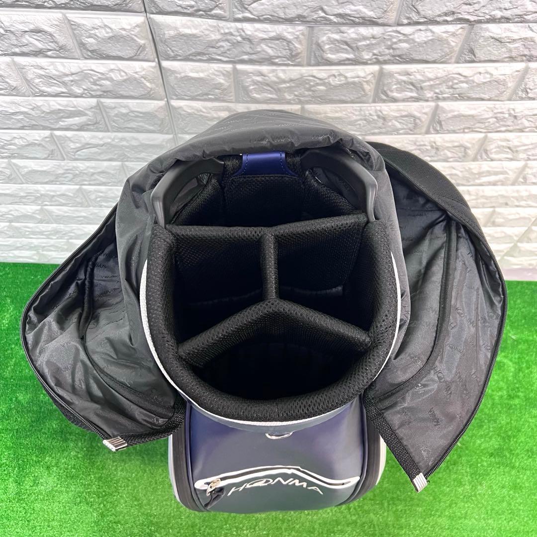 美品　HONMA TOUR WORLD キャディーバッグ　紺色　良好　軽量