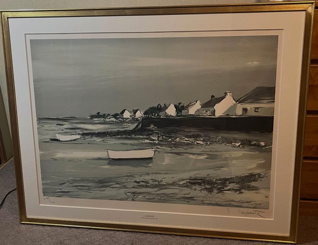 特大型 リトグラフ ジョルジュ・ラポルト