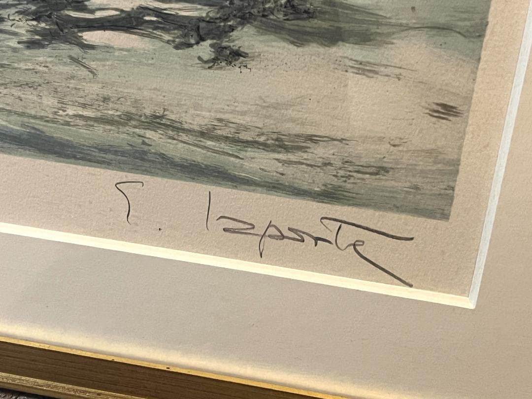 特大型 リトグラフ ジョルジュ・ラポルト