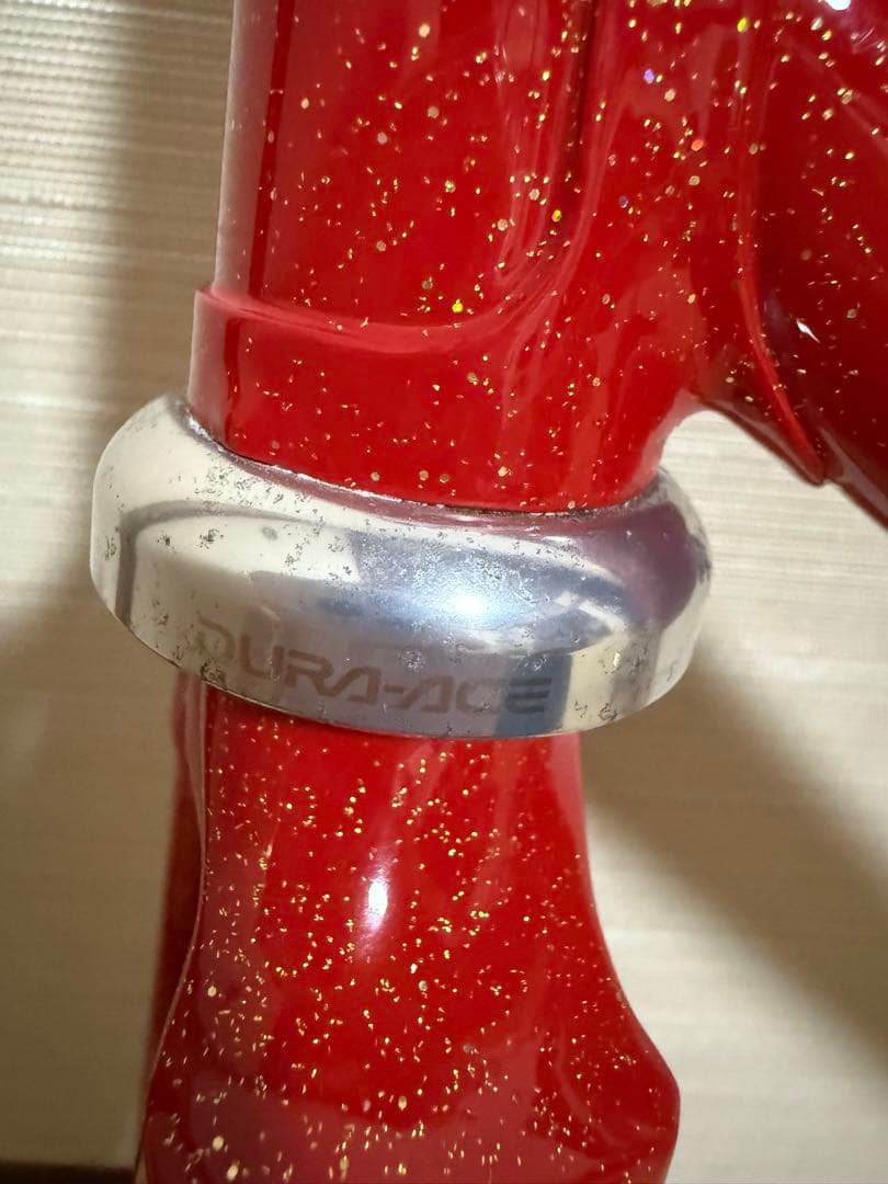 NJS UMEZAWA 金ラメ fc7600 クランク付きフレームセット