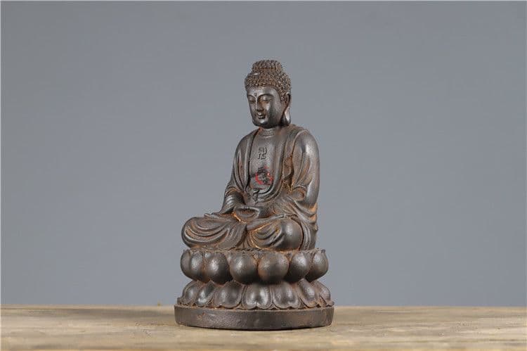 鉄器 鉄仏 大日如来仏像 鎮宅辟邪 開運風水 招財 置物 工芸品