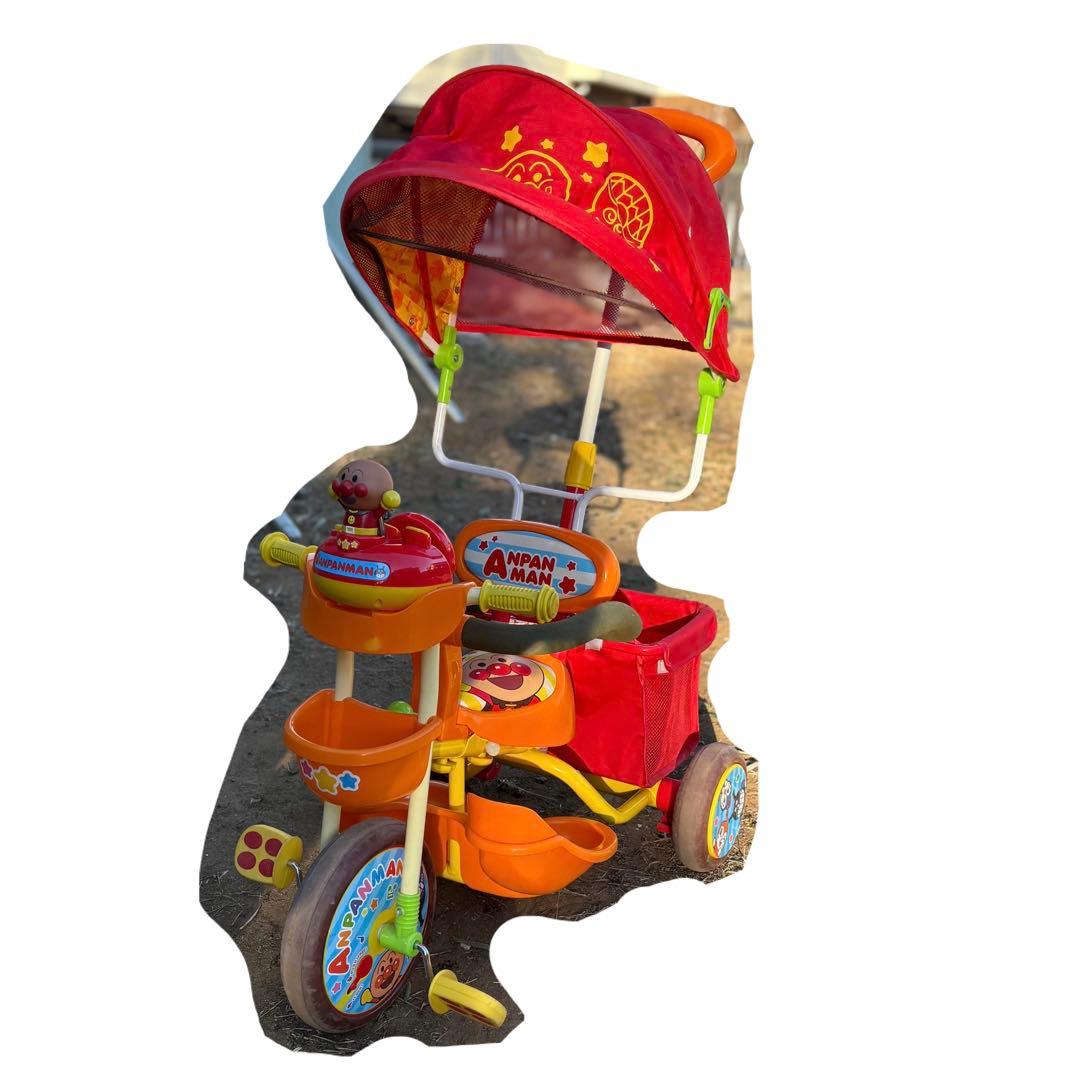 それいけ！アンパンマンデラックス　ブザー付きおでかけ三輪車