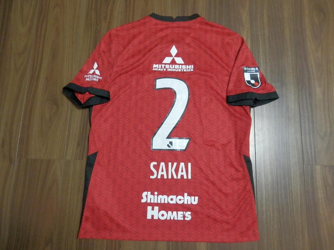 【NEW】【酒井宏樹】【Jリーグパッチ付】【大きなサイズ】浦和レッズ(2021)