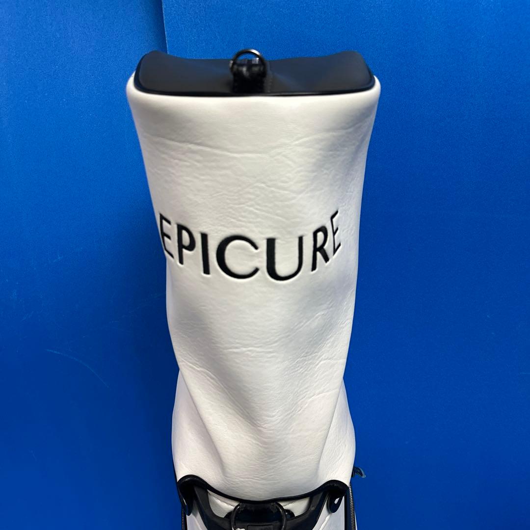 EPICURE キャディバッグ ホワイト/ブラック美品商品