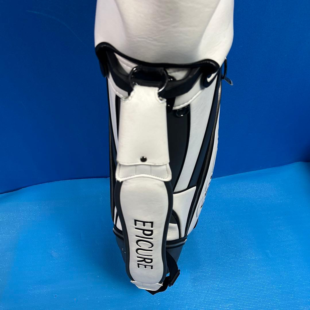 EPICURE キャディバッグ ホワイト/ブラック美品商品