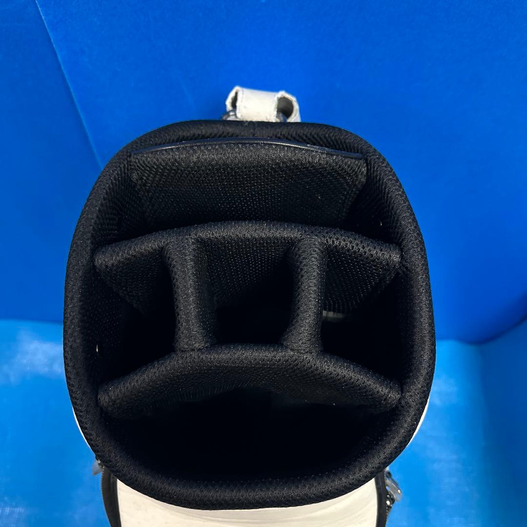 EPICURE キャディバッグ ホワイト/ブラック美品商品