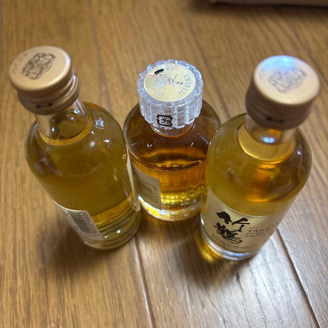 響17年、竹鶴、余市ミニボトルセット