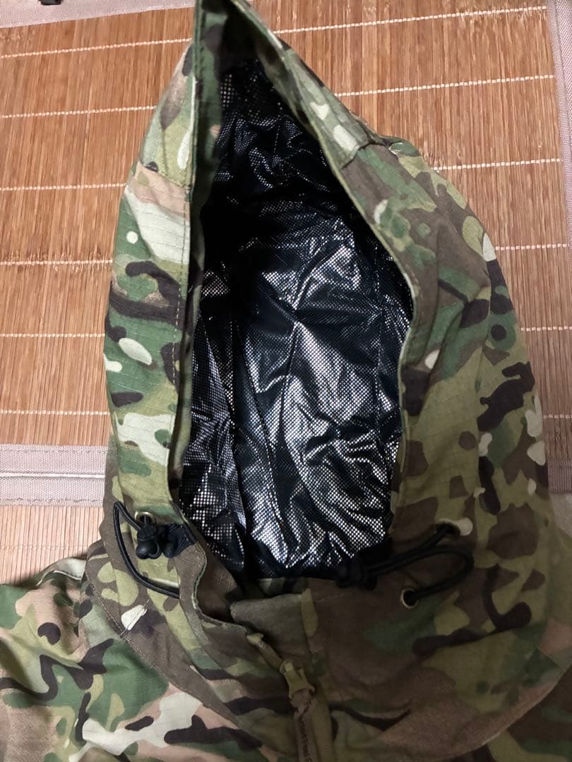 未使用極暖ロシア軍北朝鮮軍仕様防寒服内綿ブラックアルミマルチカム日本稀少品