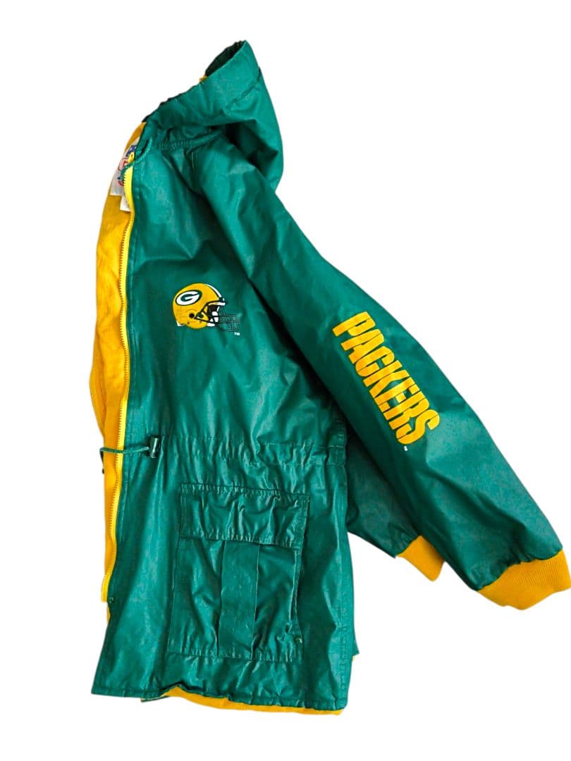 NFL Green Bay Packers フード付きジャケット　ビンテージ　Ｌ