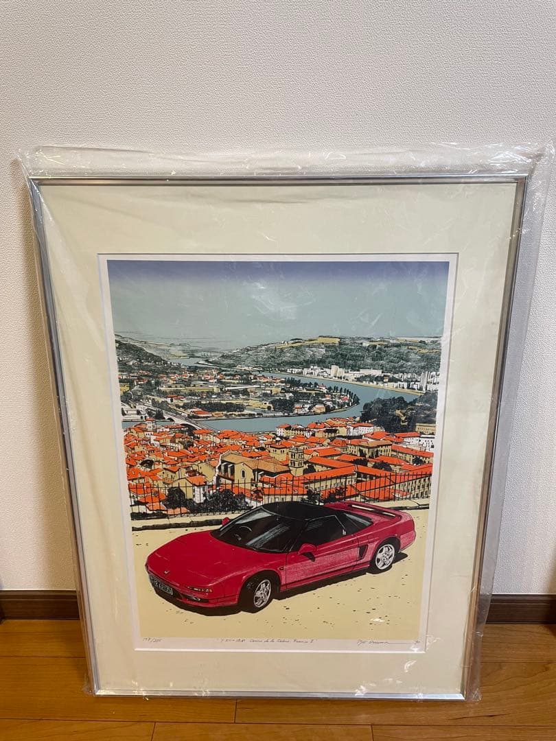 HONDA ホンダ 初代NSX ソーヌ川の流れⅡ 小沼隆一郎 リトグラフ