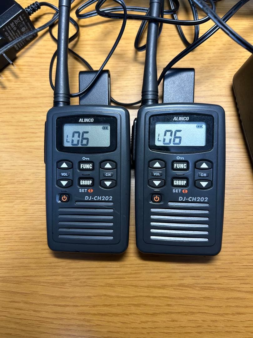 ALINCO DJ-CH202 トランシーバー3台セット＋おまけ✨