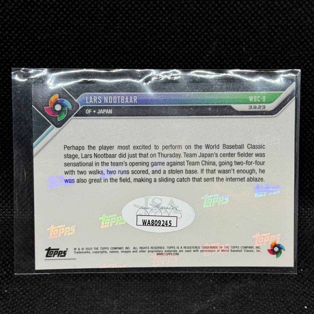 Topps Now WBC 日本代表 ヌートバー 直筆サイン JSAホログラム
