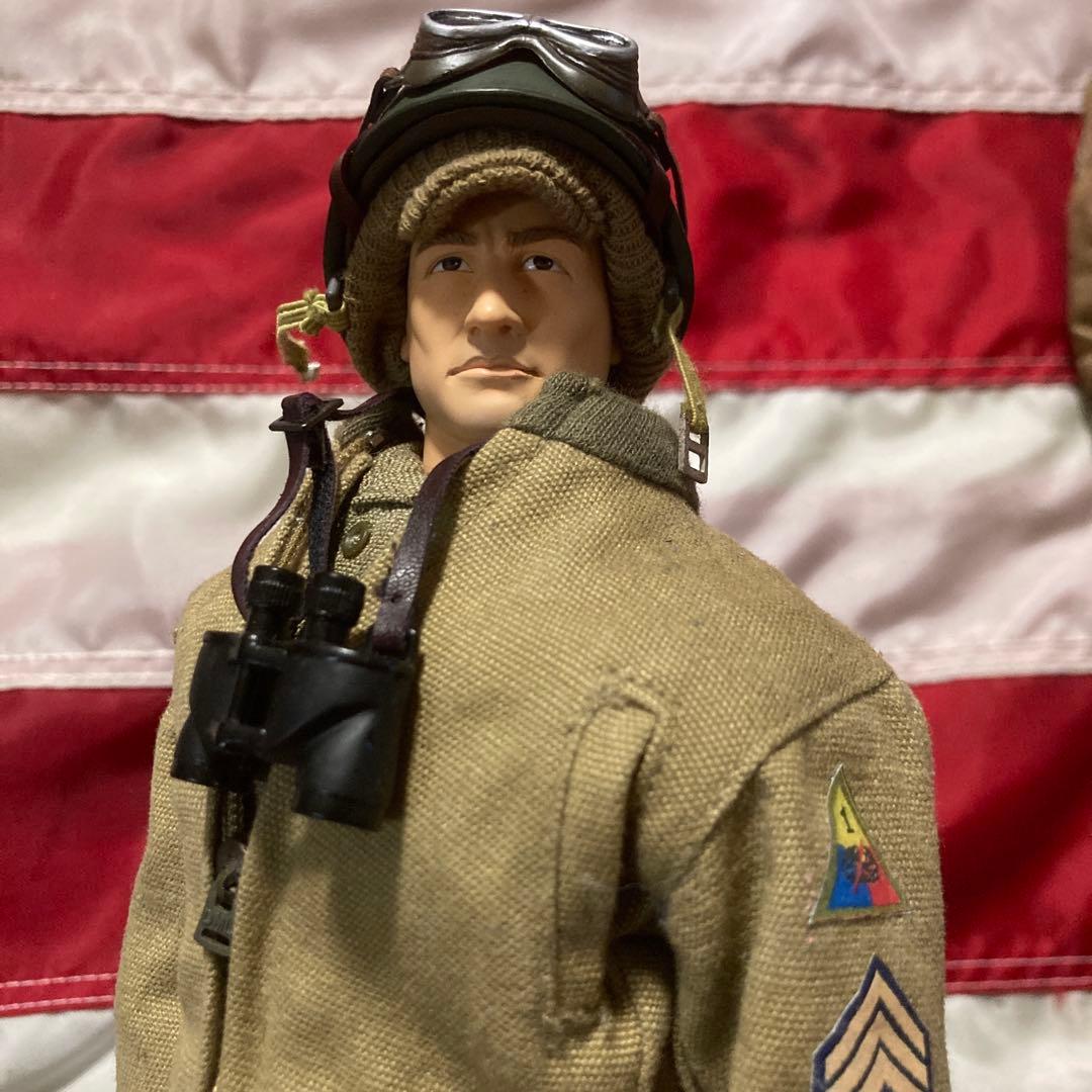 ドラゴンモデルズ製1/6米陸軍　第1機甲師団戦車クルー(箱無し2体セット)