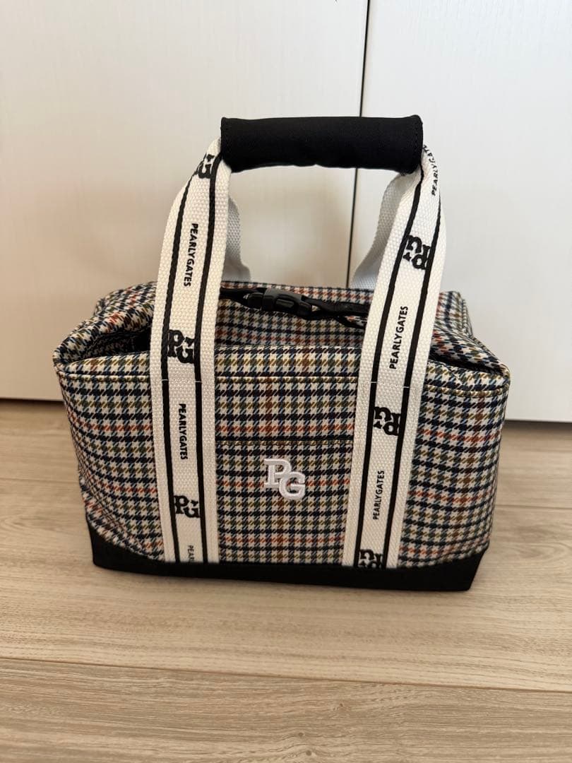 パーリーゲイツ メンズ チェック柄 ジャケット パンツ サンバイザー セット 6