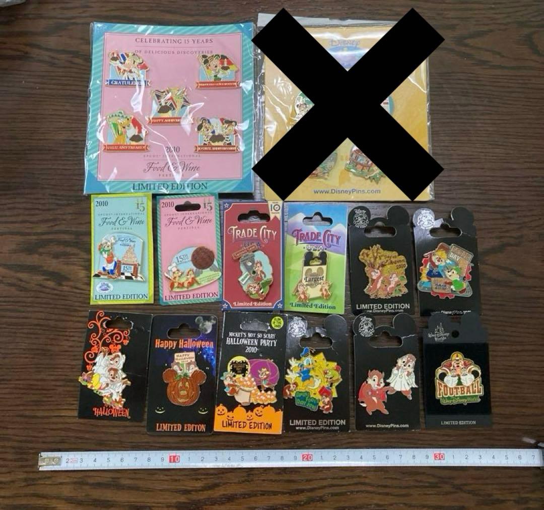 海外ディズニー　WDW チップとデール　ミッキー ミニー　ティンク　ピン　限定