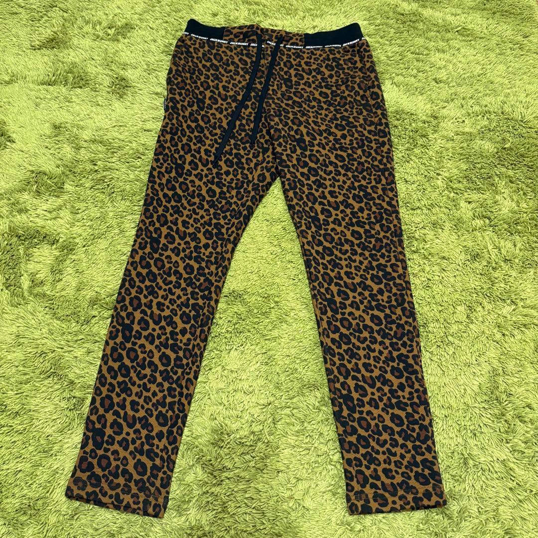 ジャックバニー Jack Bunny!! ジョガーパンツ レオパード サイズ5