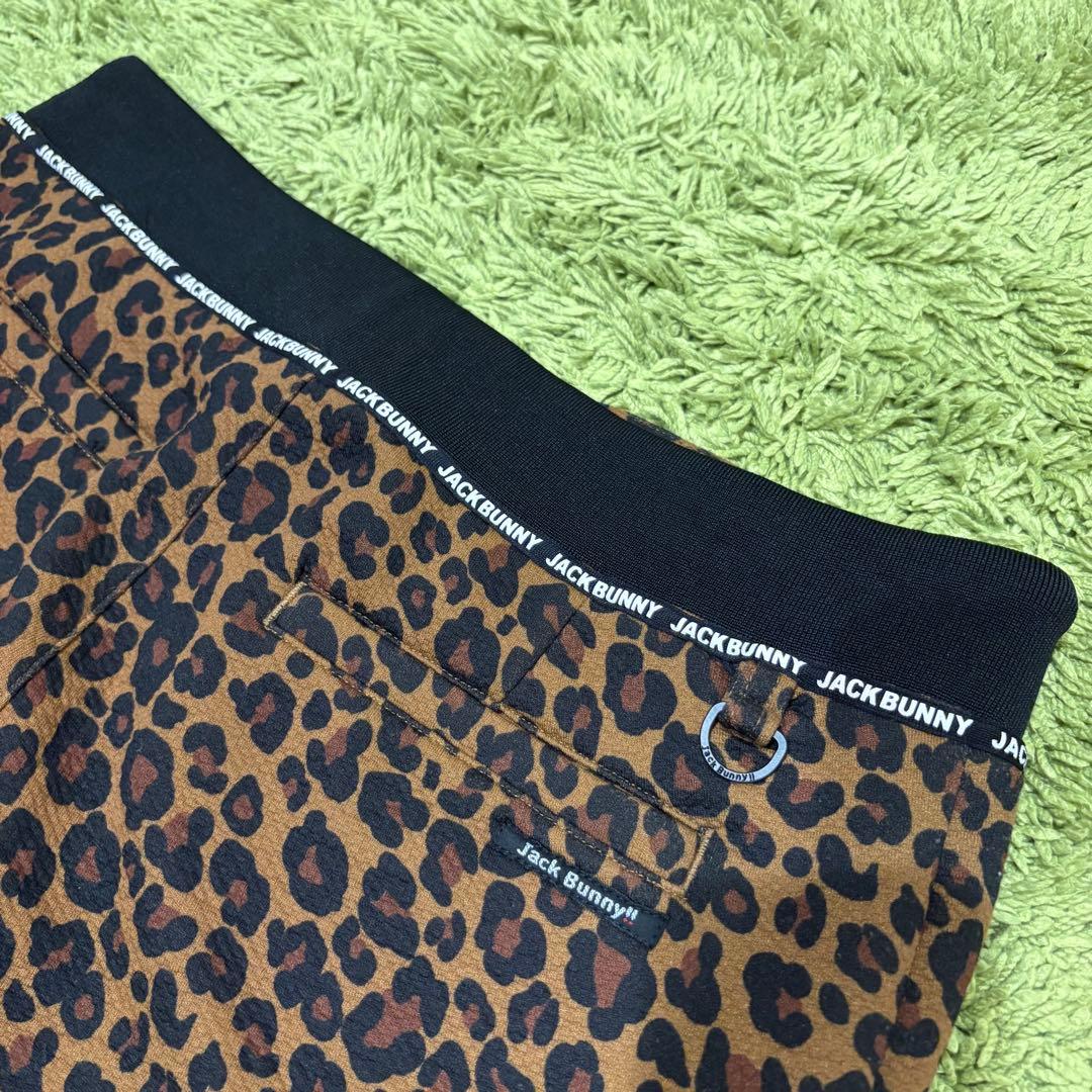 ジャックバニー Jack Bunny!! ジョガーパンツ レオパード サイズ5