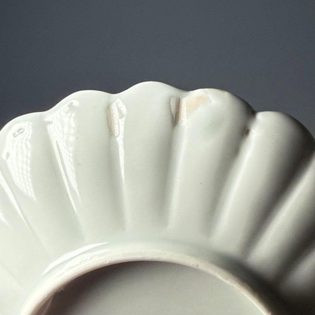 十二代　酒井田柿右衛門　渦福　錦　鳳凰図菊花形皿　中皿一枚　取皿五枚